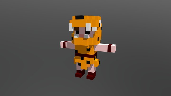 Onça guy 3D Model