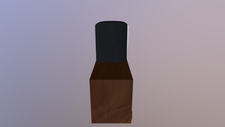 Televisi 3D Model