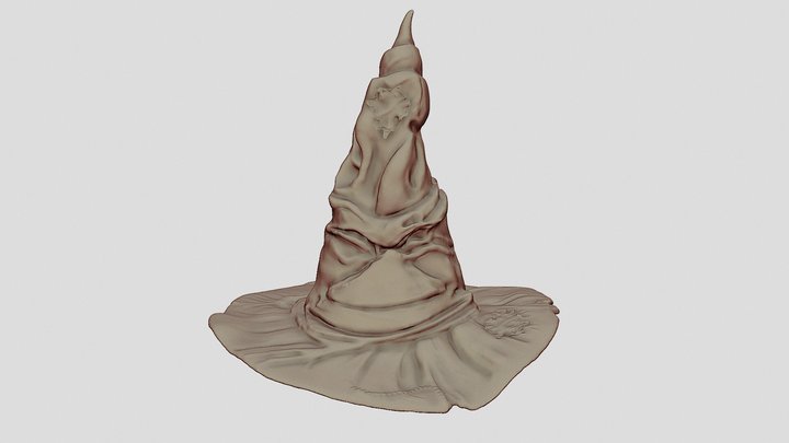 Hogwarts Sorting Hat Sculpt 3D Model