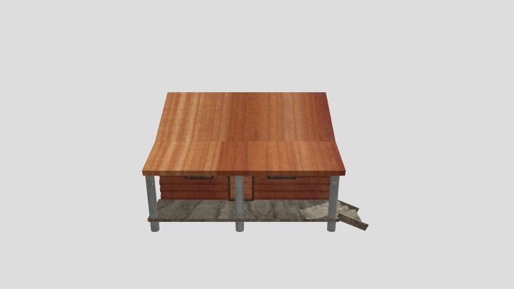 Log House 3 3D Model