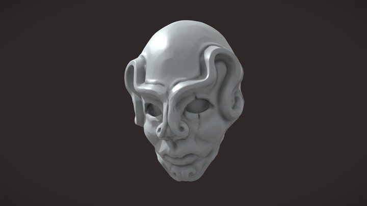 Statue Head 3D Model