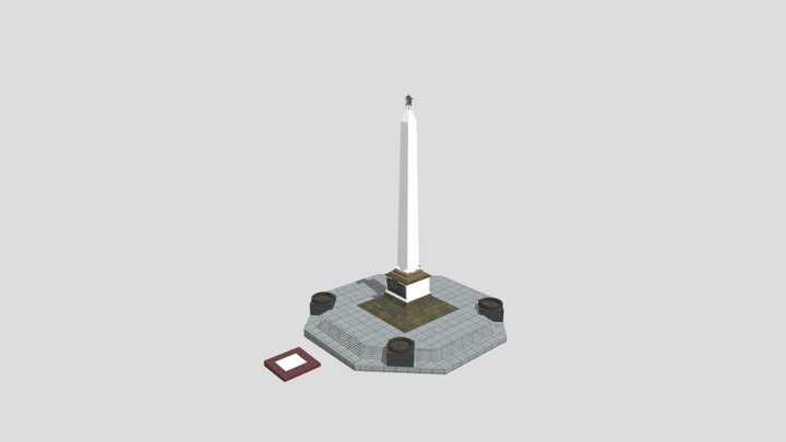 Hero- Monument- Minsk 3D Model