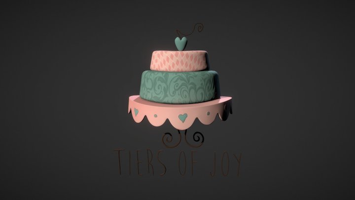 Tiers of Joy logo 3D Model