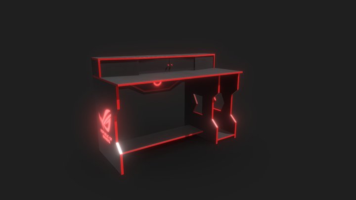 Gaming desk 3D Model