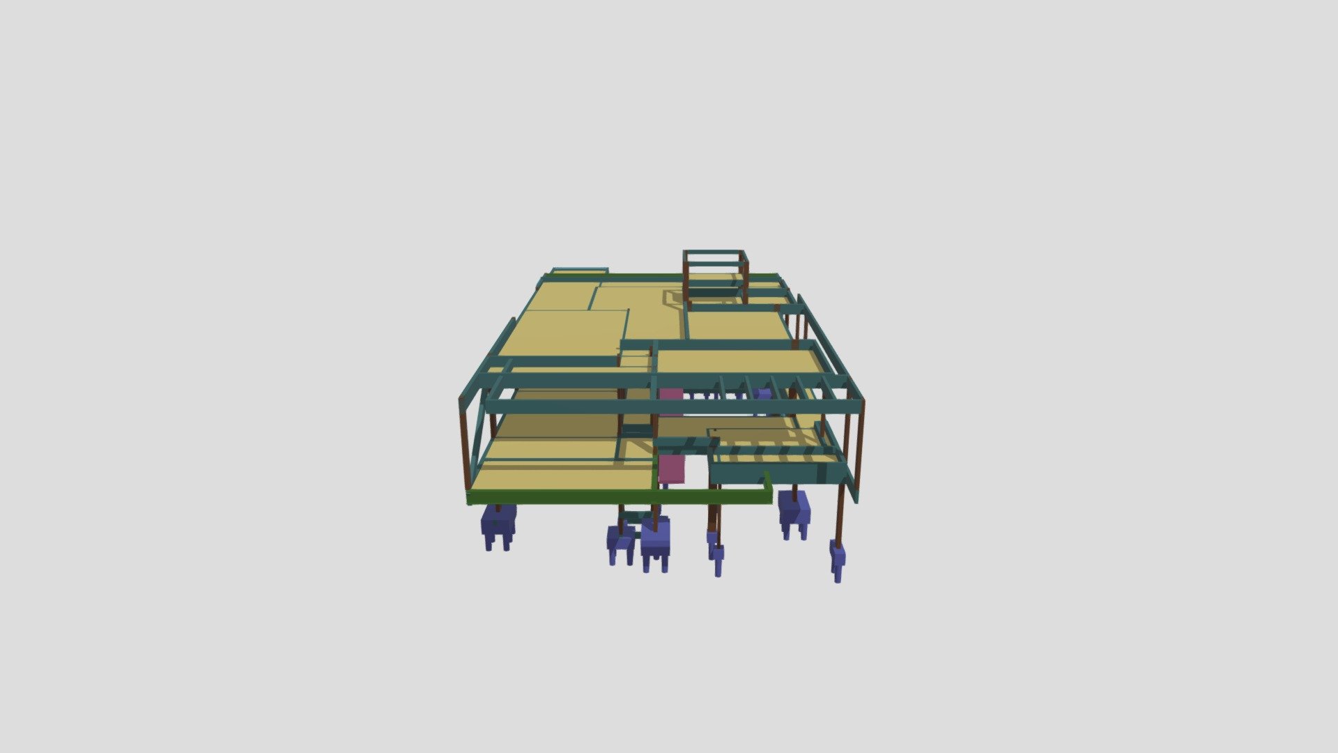 Modelo 3D Residência VJM - Ipê Roxo