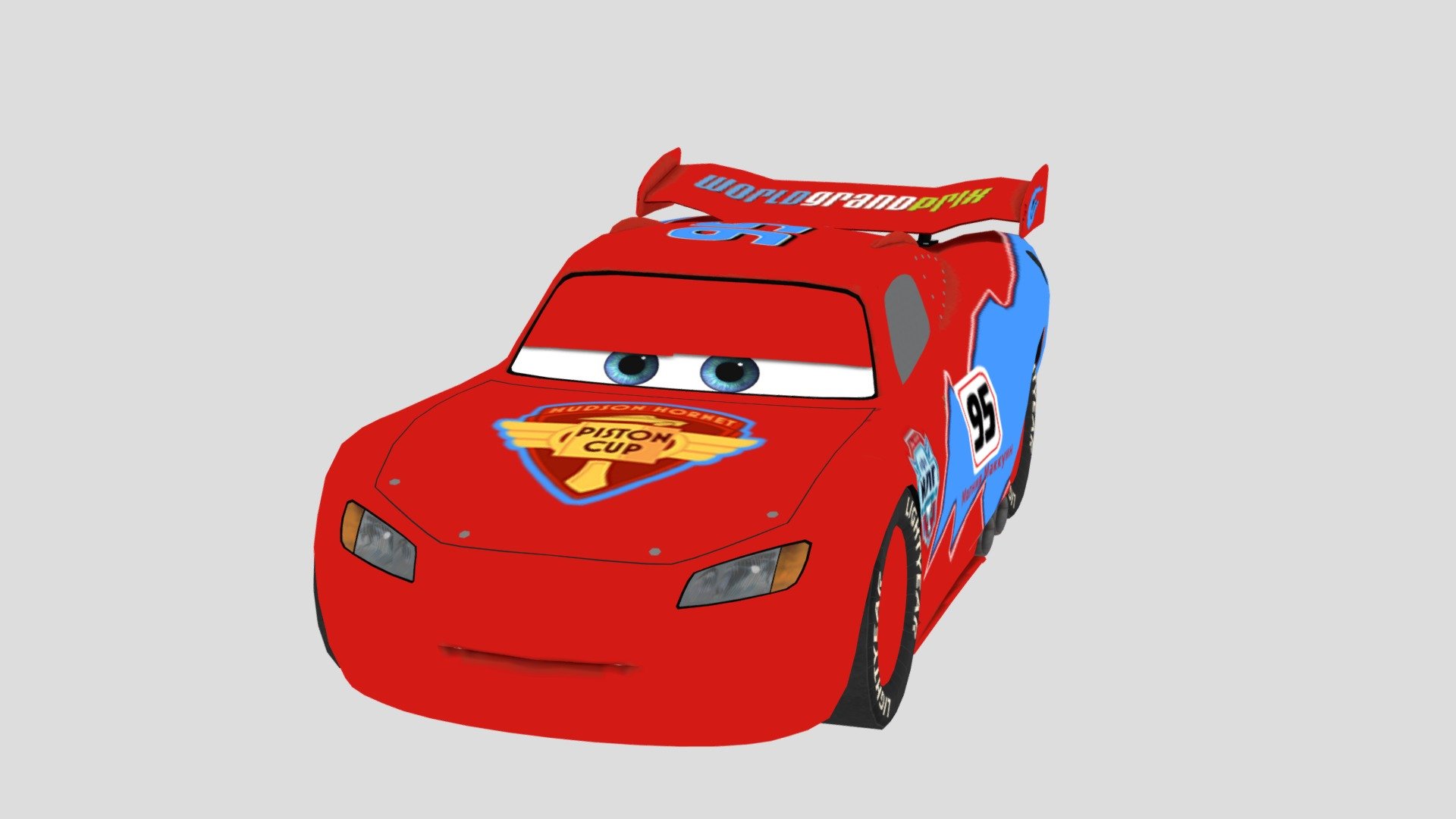 Cars 2 The Video Game Lightning Mcqueen Download Free 3d Model By