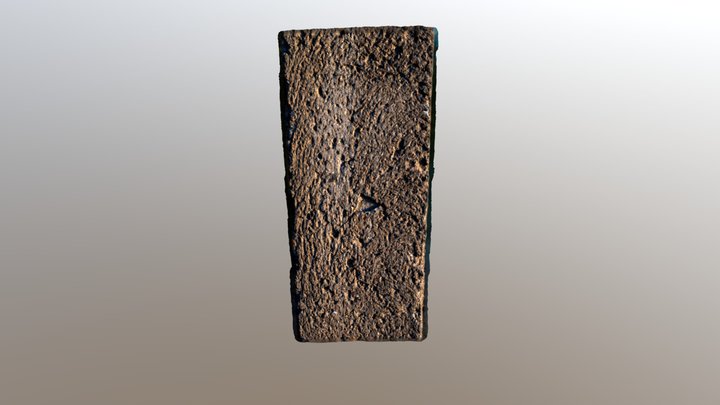 Piece of concrete column 3D Model