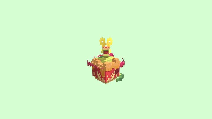 Flapple/appletun Gigantamax cobblemon 3D Model