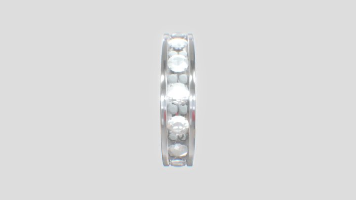 Ring_Concept2_White_Diamonds 3D Model