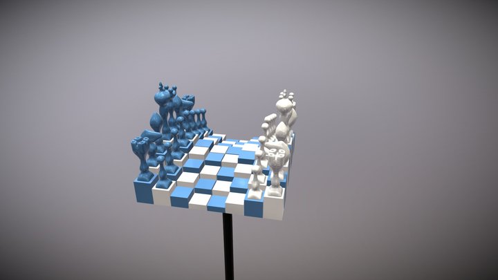 Smooth Chess Preview 3D Model