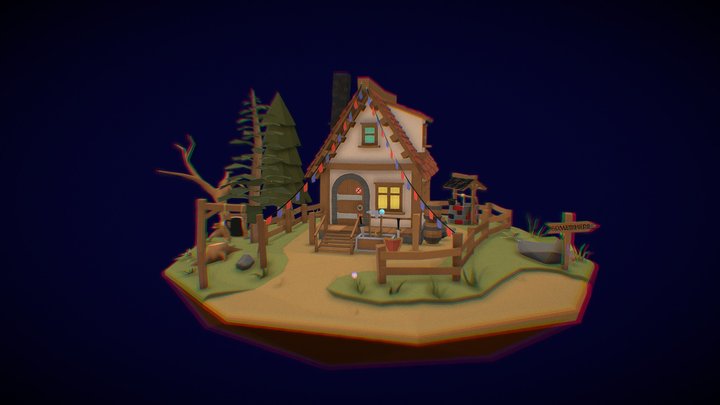 little house tavern 3D Model