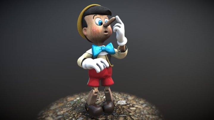 Pinocchio 3D Model