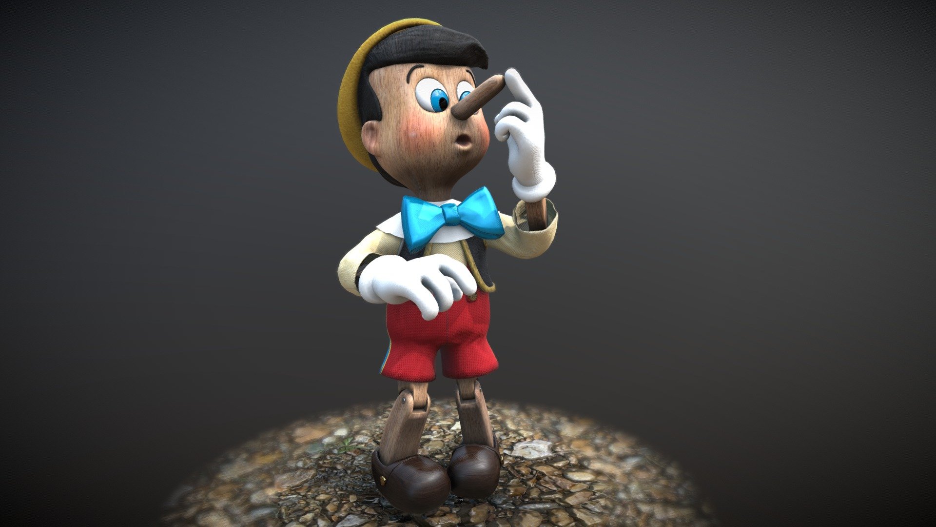 Pinocchio - Buy Royalty Free 3D model by Mohamed Fathi (@MohamedFathi ...