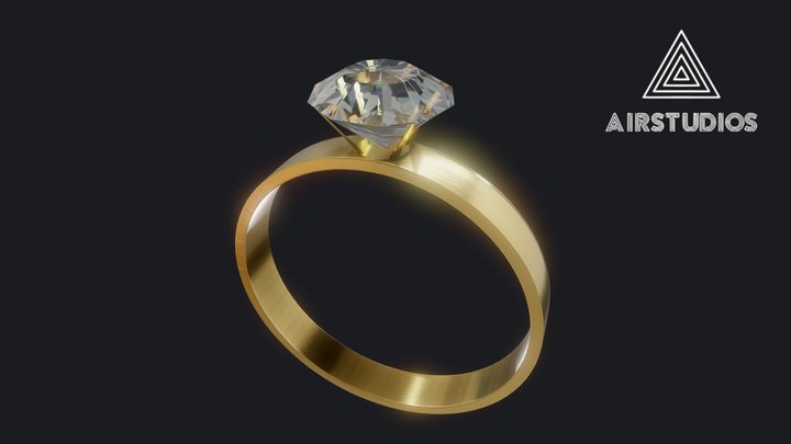 Wedding Ring 3D Model