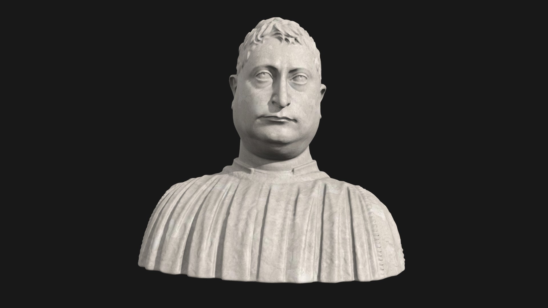 Mino Da Fiesole Portrait Of Niccolò Strozzi Download Free 3d Model