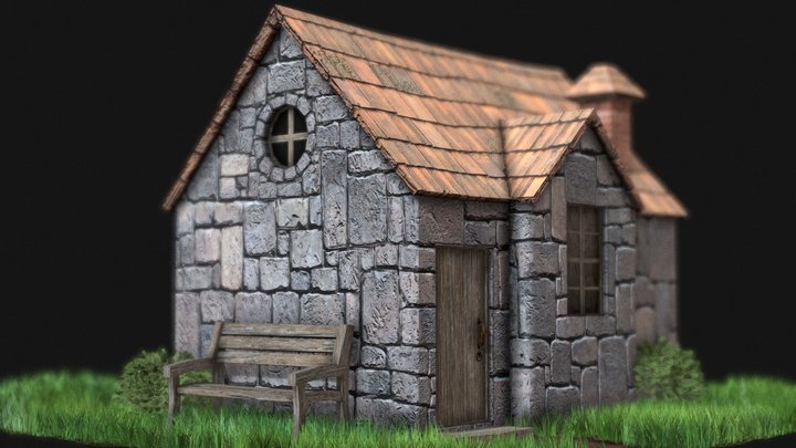 Simple House 3D Model