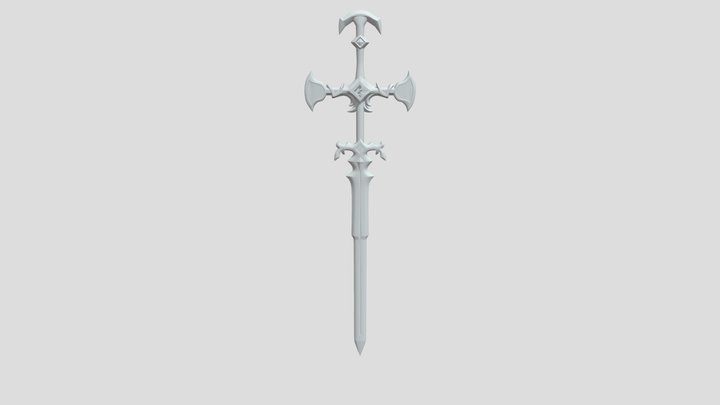 Viego League of Legends 3D Printable Sword 3D Model