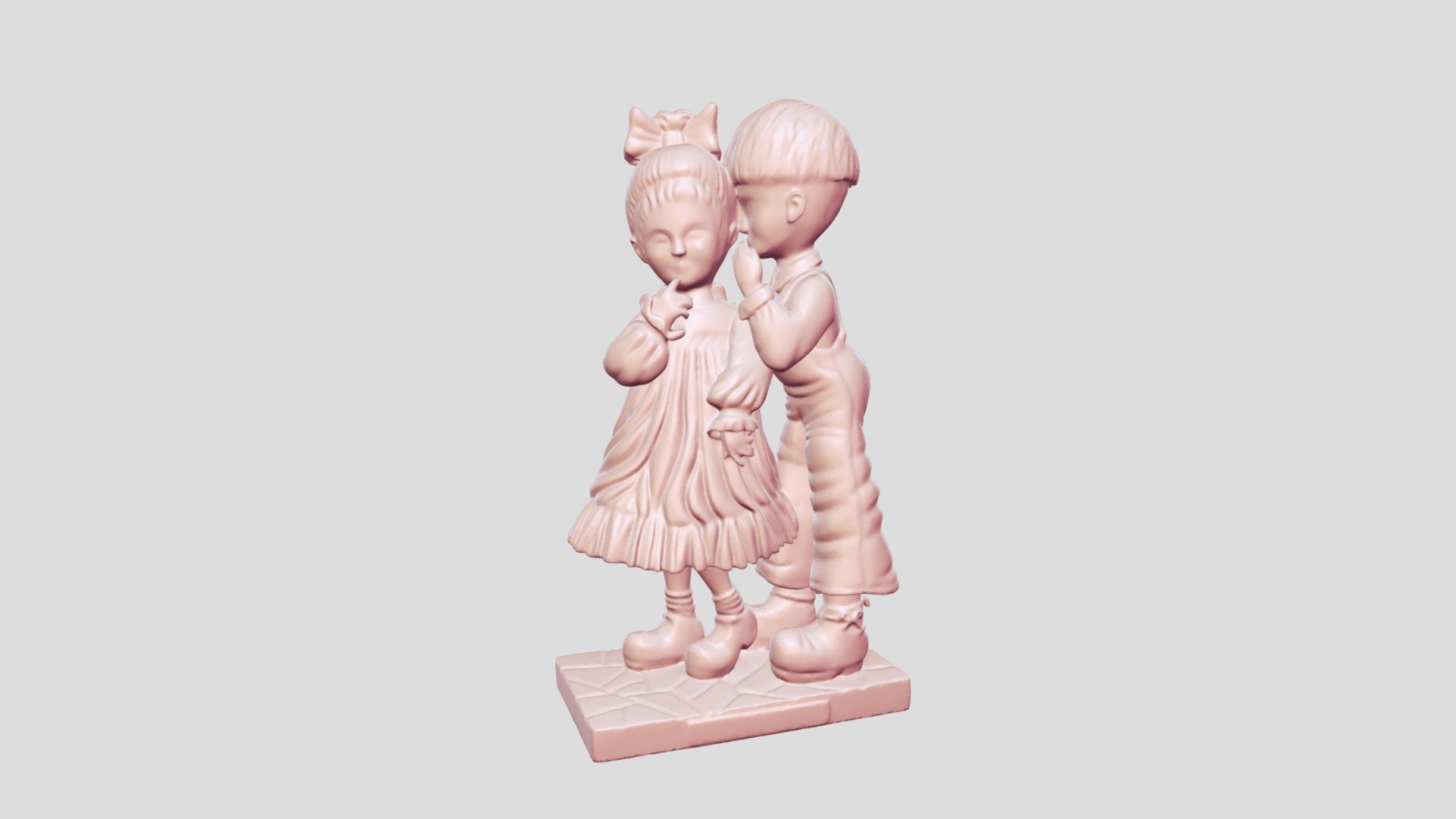 boy and girl figurine - Buy Royalty Free 3D model by dshop (@dshop ...