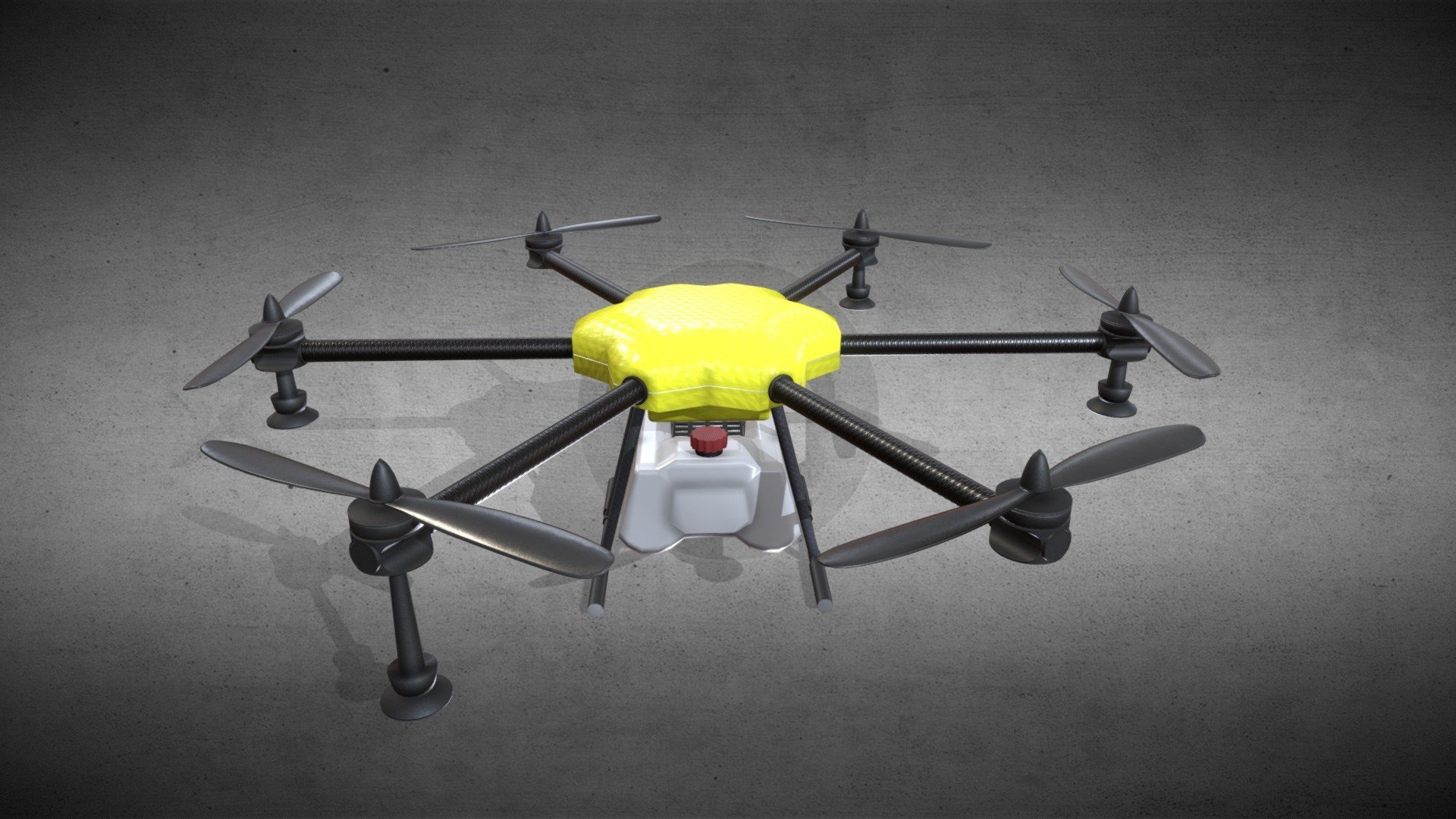 Drone For agriculture(Low Poly) - Download Free 3D model by Bharat ...