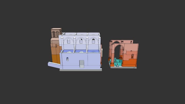 Etampes, Notre-Dame - Choir 3 3D Model