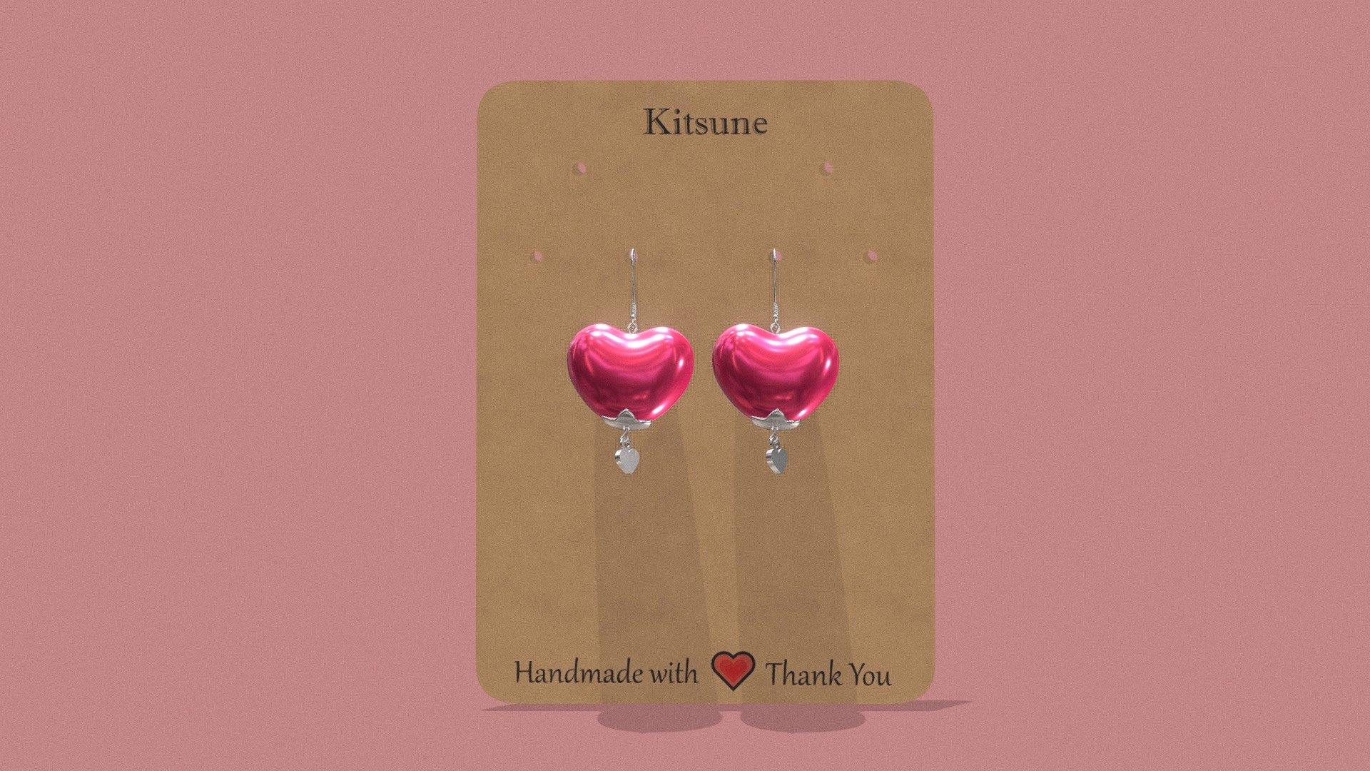 Earrings Kitsune