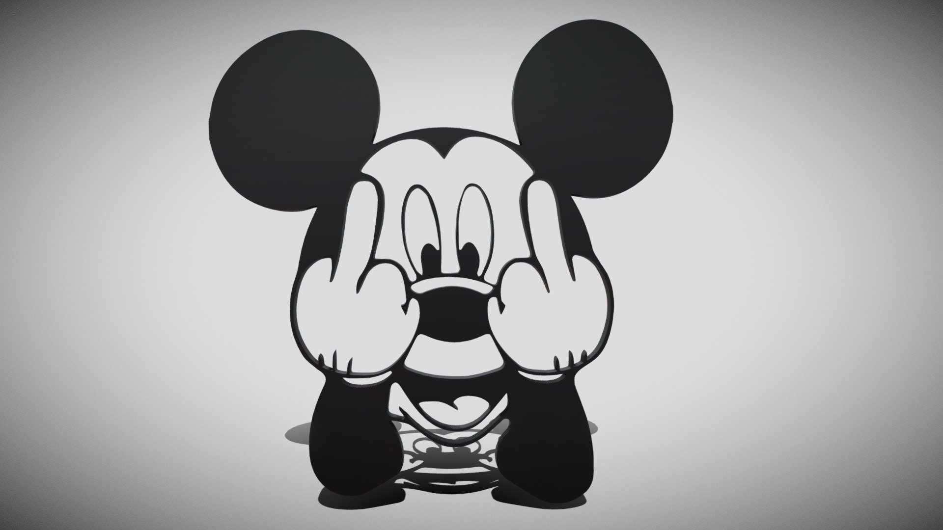 Micky mouse fuckyou - Buy Royalty Free 3D model by yogi_sandhi [b623d8e ...