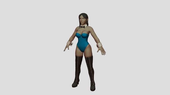 Corset girl 3D Model