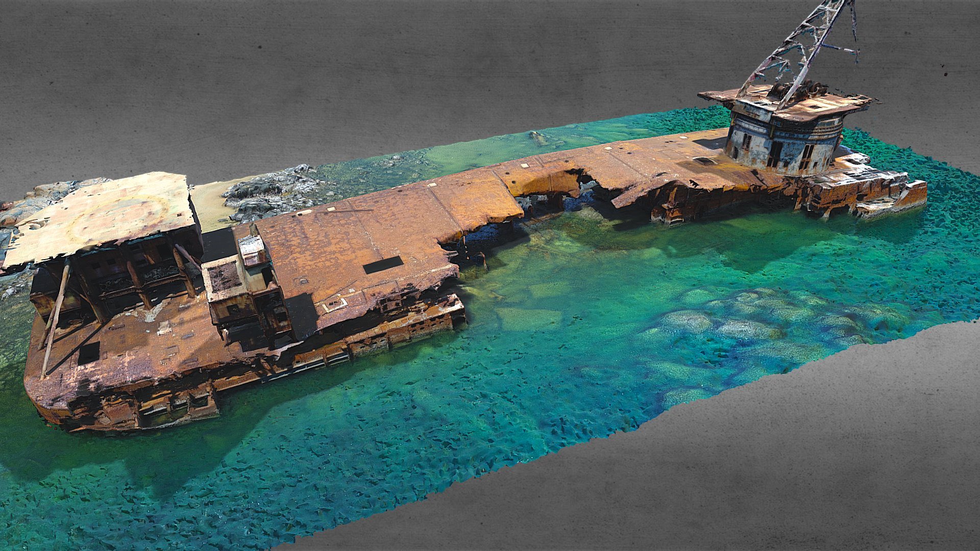 McDermott Barge Shipwreck, Dampier Archipelago
