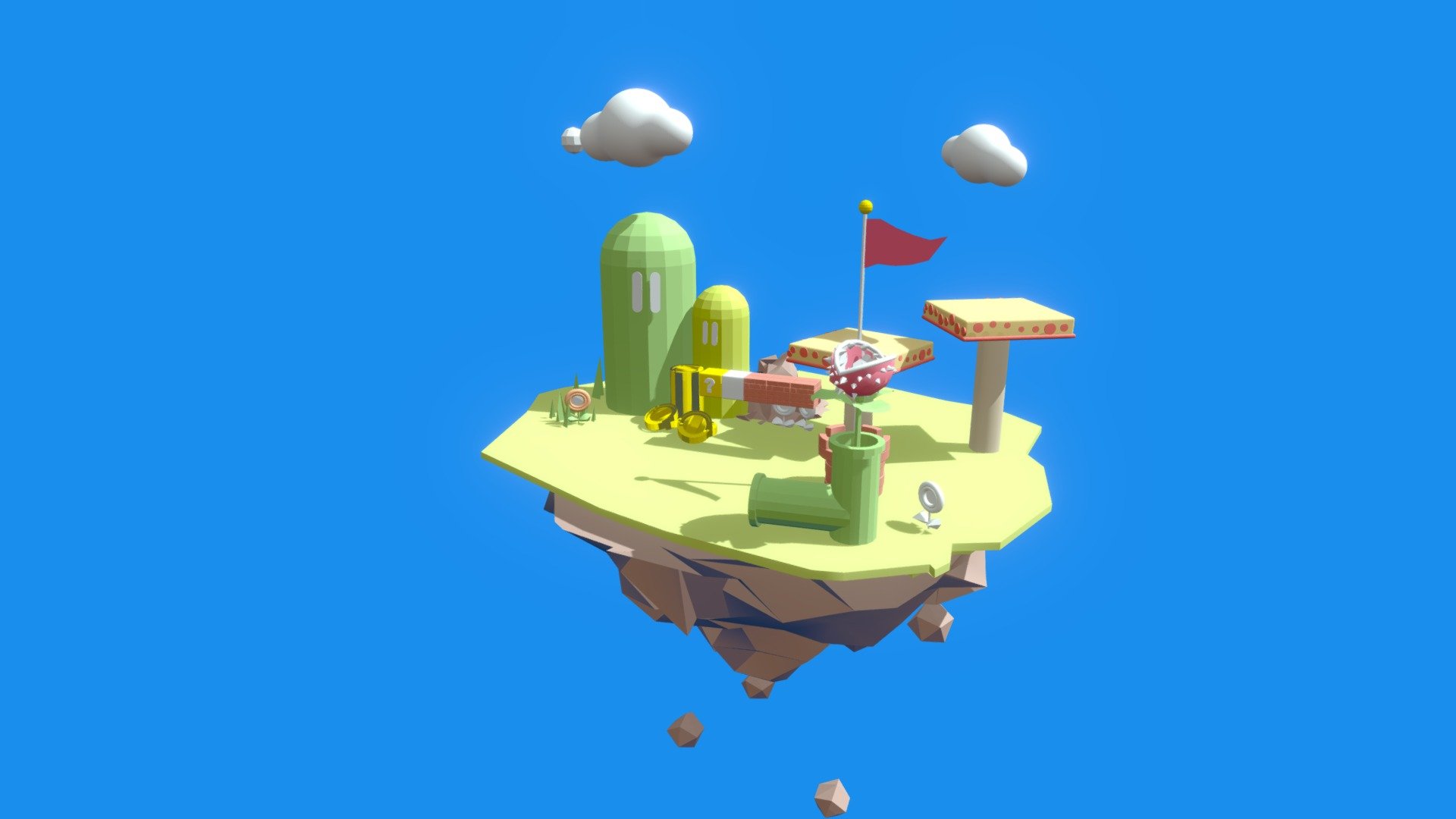 happy islands - 3D model by harujiang [b624e62] - Sketchfab