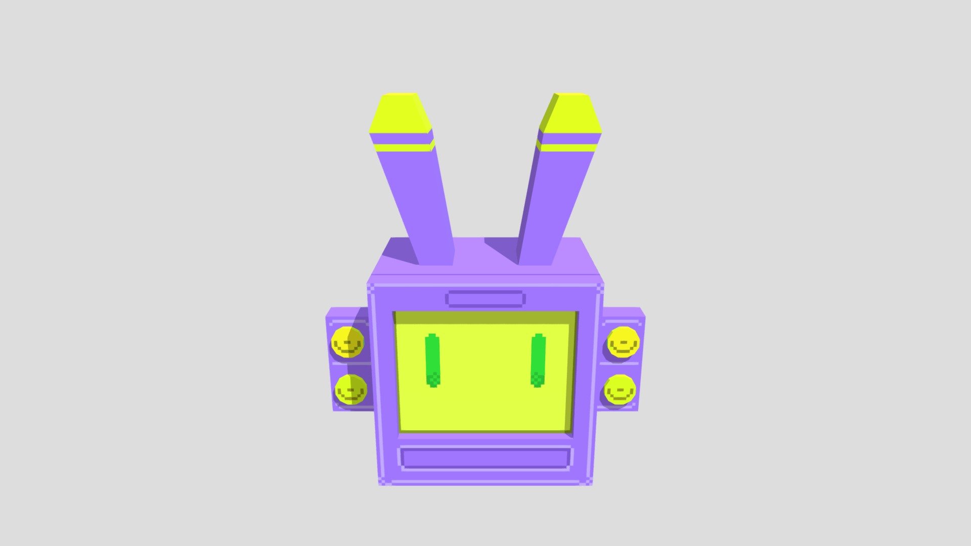 Bunny TV + VCR Combo - 3D model by will (@degregori.guglielmo) [b6255d3 ...