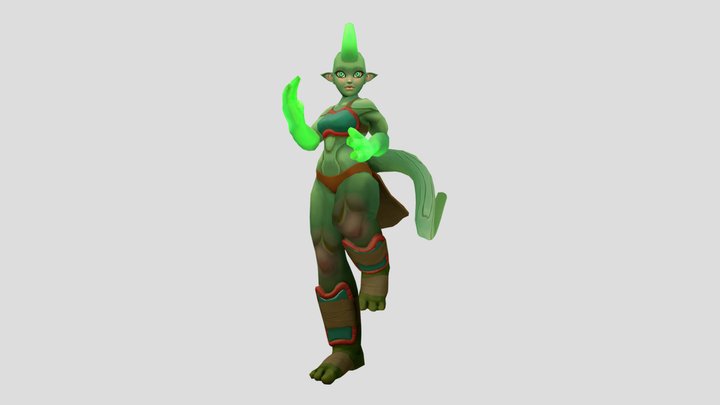 Jade Sister n°2 - Chroma island fanart