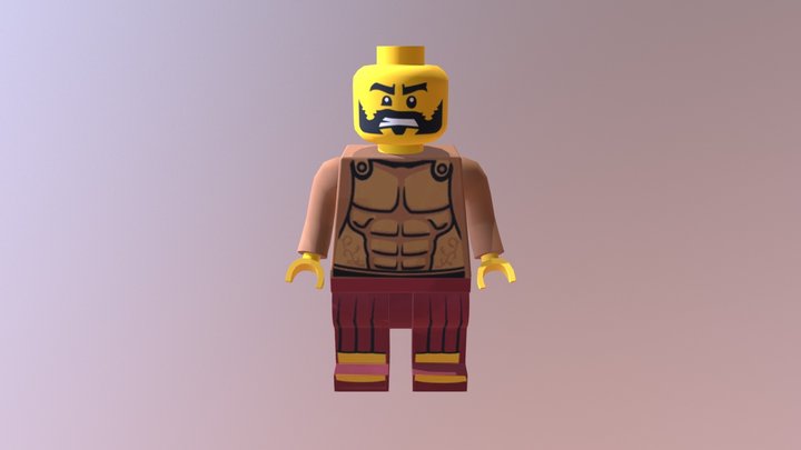 Legoman1 3D Model
