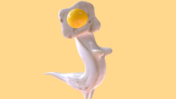 egg dude 3D Model