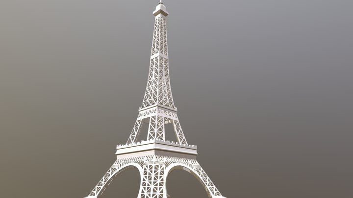 Eiffel Tower 3D Model