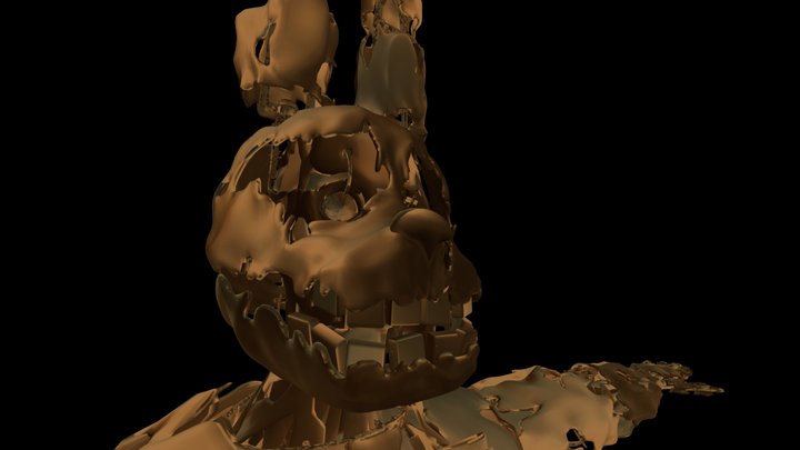 Semi- Realistic Springtrap 3D Model