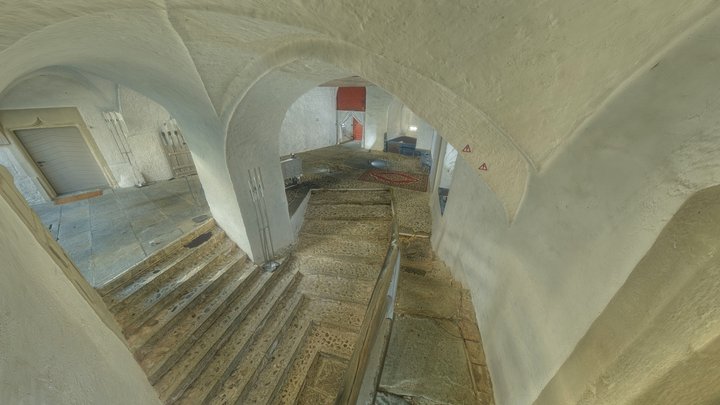 500K - Château d'Oron (Texture d'analyse) 3D Model