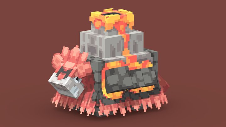Mega Camerupt 3D Model