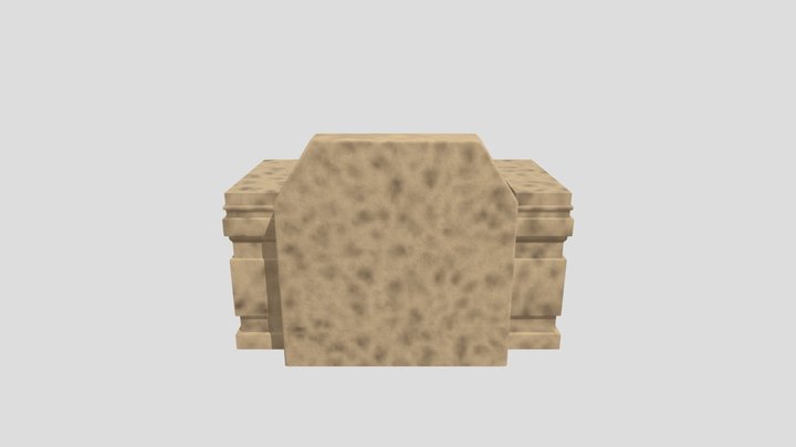 Bahubali Scene Chair 3D Model