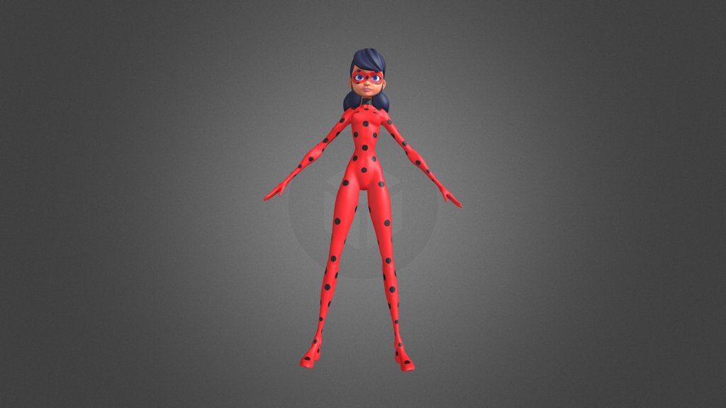 Miraculous Ladybug and Cat noir - Download Free 3D model by