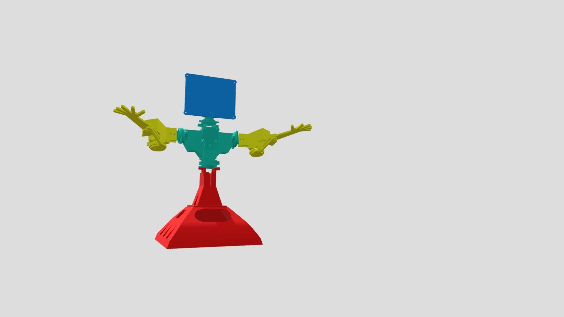 Social robot Valera (assembly) — Sketchfab embed 3D viewer