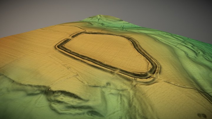 Ringsbury Camp, Wiltshire (UK) – Free 3D Model STL