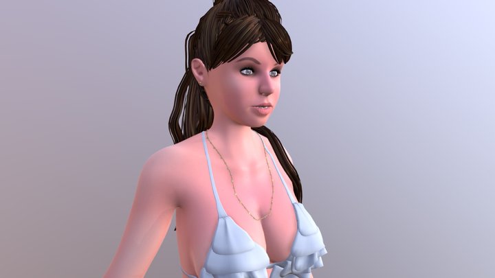 Female Character 3D Model