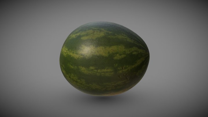 Watermelon 3D models - Sketchfab