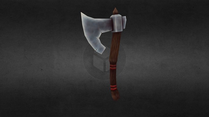 Axe Texture Painting Exercise 3D Model