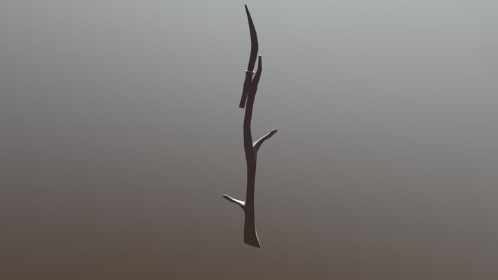 Model 2 Stick Knife 3D Model
