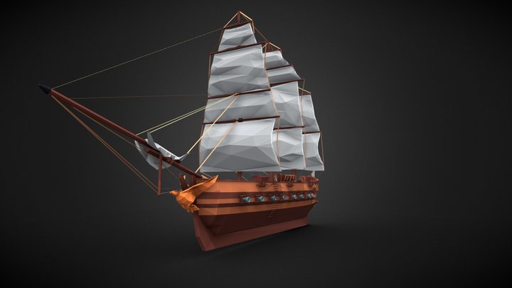 Ship 3D Model