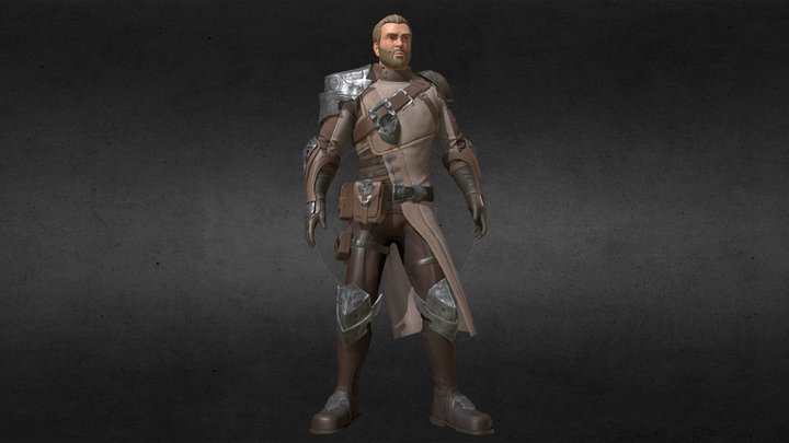 Fantasy Soldier 3D Model