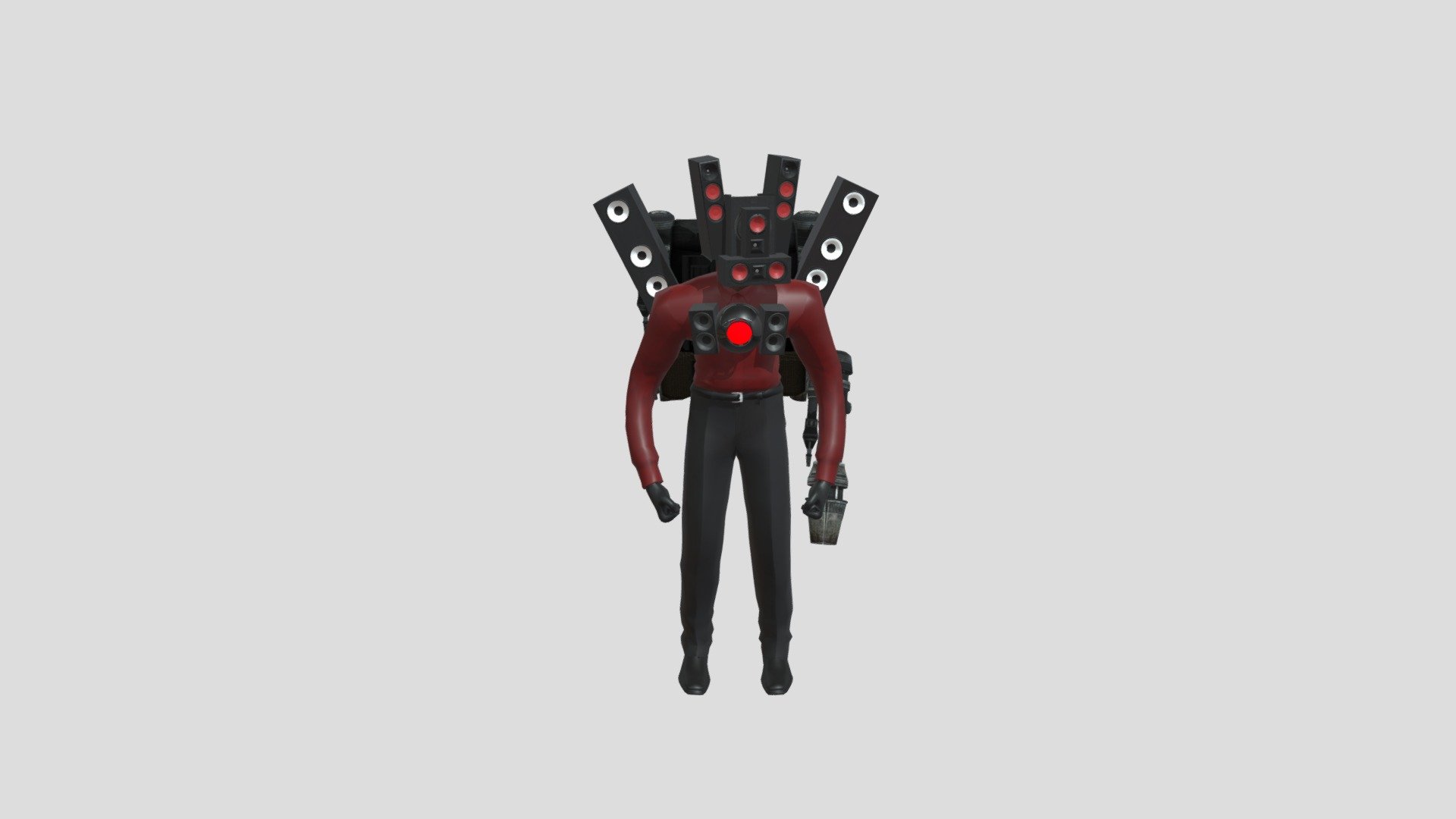 Regular_titanspeakerman__read_description - Download Free 3D model by ...