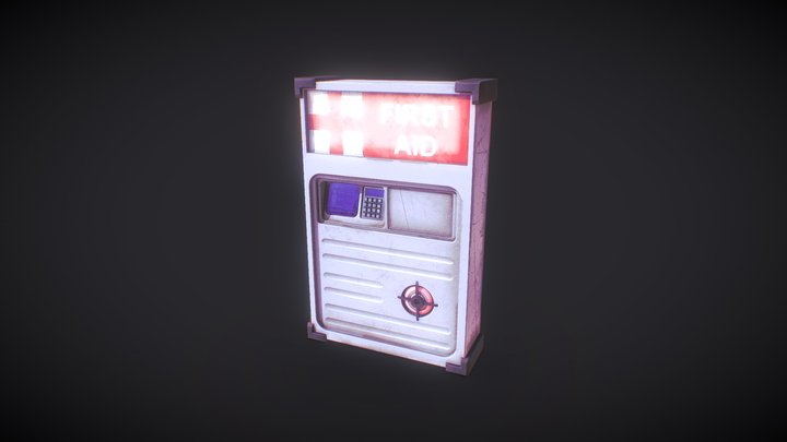 Remade Half-Life 1 Health charger 3D Model