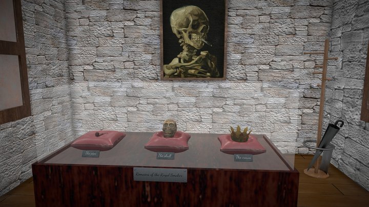 Remains of the Royal Smoker 3D Model